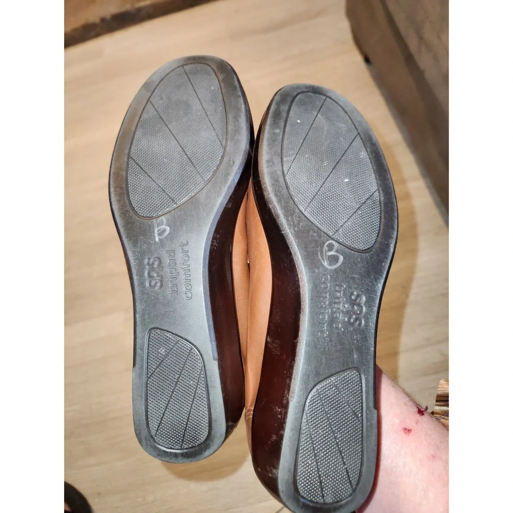 SAS Tripad Comfort Womens 7.5 M Brown‎ Leather Loafers C1113189 08 Slip On Shoes